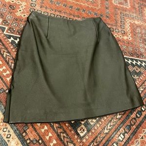 Hugo Buscati 100% Real Leather Skirt Size 6